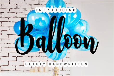 Download Balloon Font for FREE - Font Studio