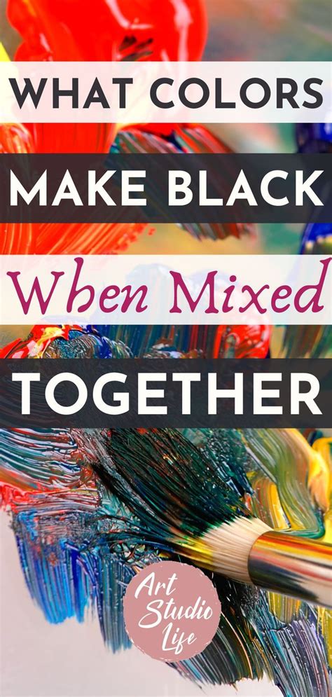 How To Mix Shades Of Black Color Mixing Guide For Artists Color