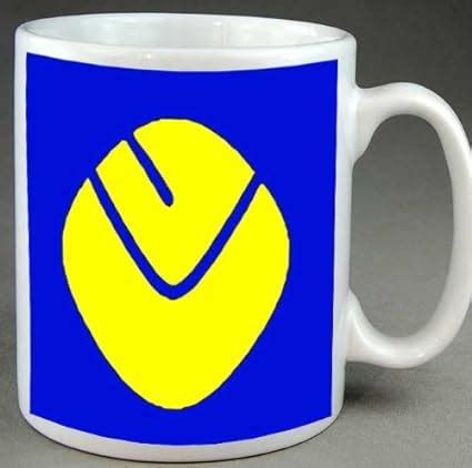 Leeds United Smiley Badge Stylish Coffee Mug Amazon Co Uk Home Kitchen