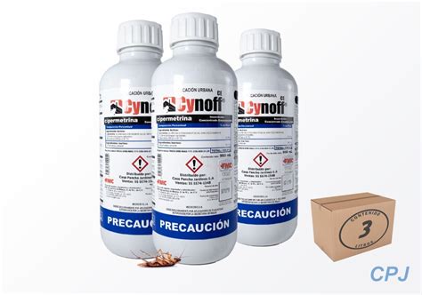 Cynoff Fmc Insecticida Cipermetrina Plagas De Casa 3 Lt Msi