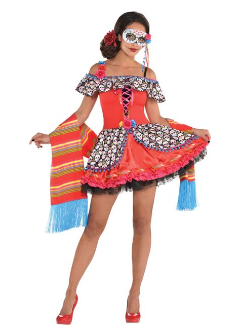 Senora Sugar Skull Women Costume Holiday Costumes