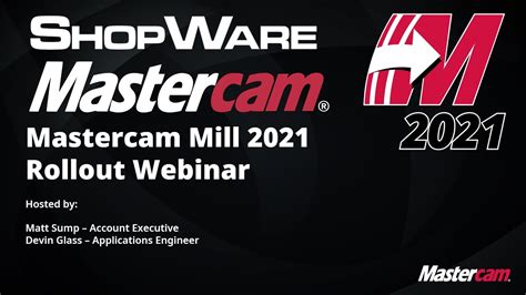 Mastercam 2021 Mill In Depth Rollout Webinar Shopware Youtube