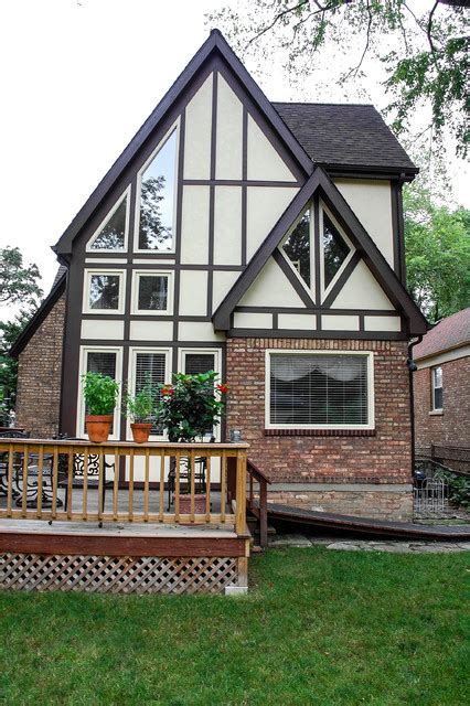 Evanston Il Marvin Window And Hardie Stucco Siding Remodel Tudor Style