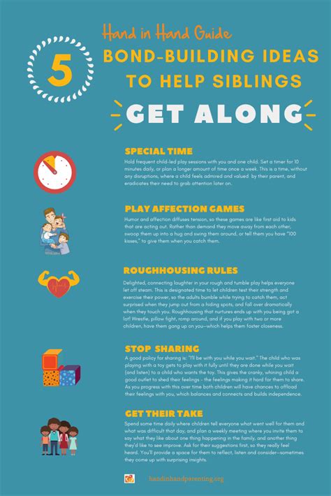 5 Ways To Help Siblings Get Along With Free Printable A Parenting