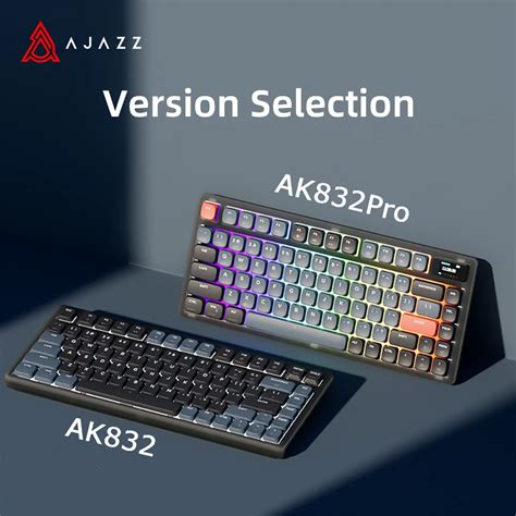 Ajazz Wired Mechanical Keyboard Ak Pro Mah Wireless G