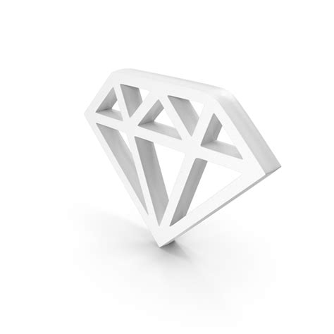 Diamond Logo White PNG Images & PSDs for Download | PixelSquid - S119942916