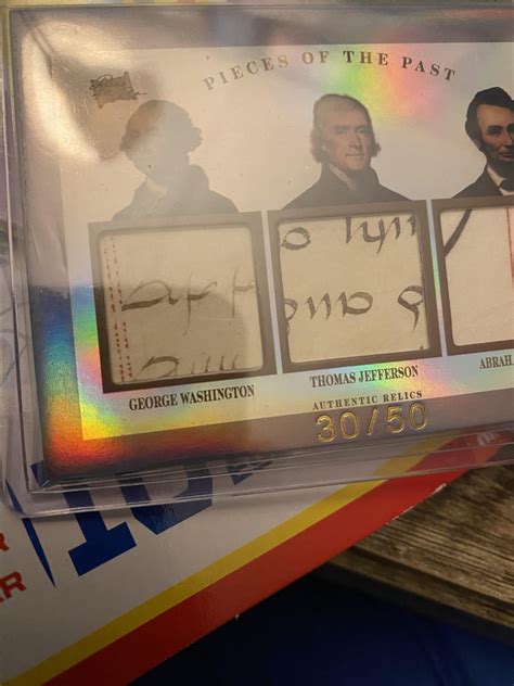 Presidential Relic Cards Rsportscards