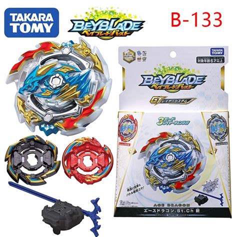 Takara Tomy Beyblade Burst B 133 Dx Starter Ace Rock Gran Dragon Charge