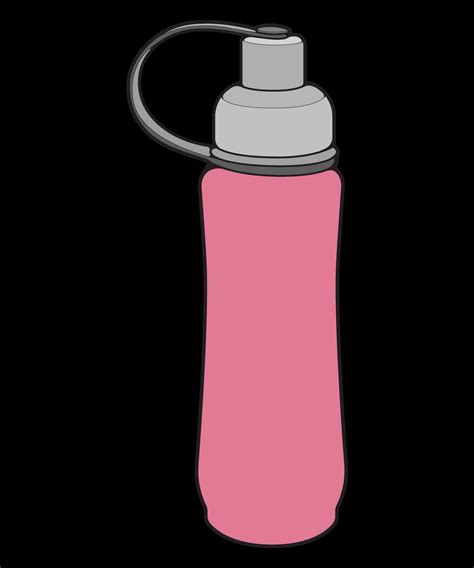 Coloring Of Tumbler Bottle Outline Drawing Vector Tumbler Bottle In A