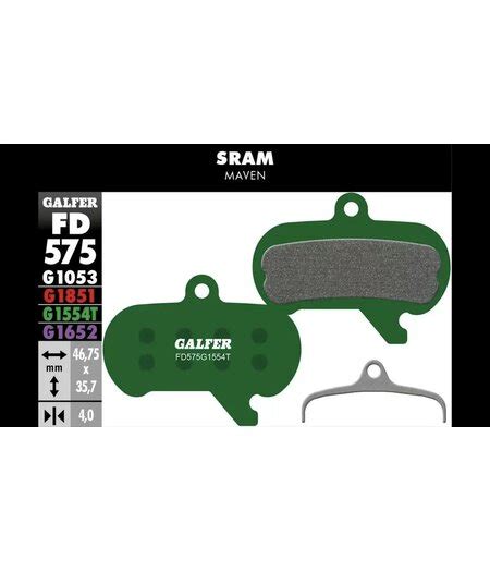 Galfer Fd Brake Pads G T Pro Compound Sram Maven Pair