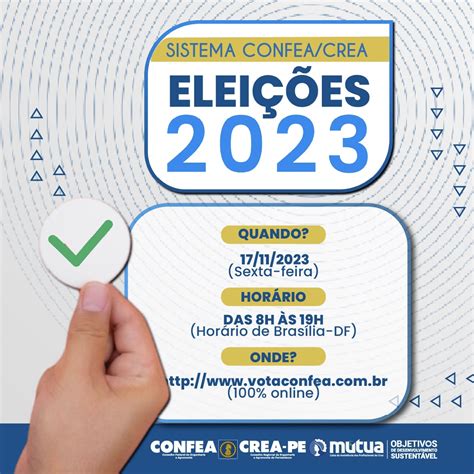 Eleições Confea CREA e Mutua Crea PE