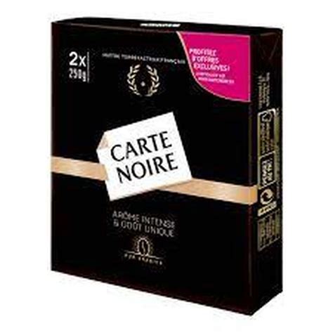 Café moulu Carte Noire LOT DE 2 2 x 250 g La Belle Vie Courses