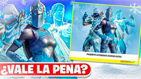 Paquete Leyendas Congeladas Reviewgameplay ¿vale La Pena Fortnite Br Youtube