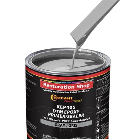 Gray Epoxy Primer Sealer 21 Voc 2 Gallon Kit Anti Corrosive Dtm