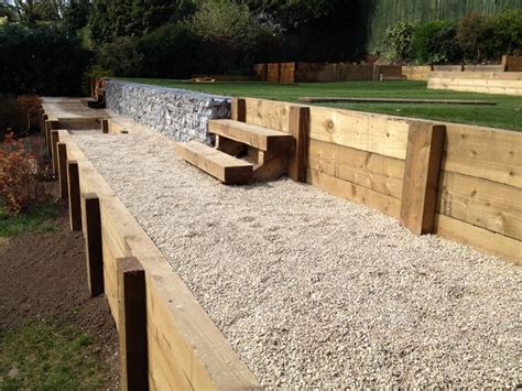 Gabion And Sleeper Walls