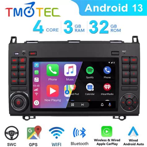 FOR MERCEDES BENZ Sprinter W906 VW Crafter Car Stereo Android 13