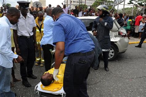 Jamaica Gleanergallery Accident At Intersection Of North And East