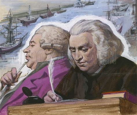 Dr Johnson And Boswell On Their Trip To The Western Isles Stock Image