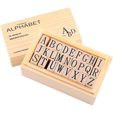 Amazon Rubber Stamp Letters Alphabets Dedoot 70 Pcs Alphabet