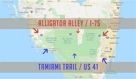 Tamiami Trail vs Alligator Alley | History of Tamiami Trail