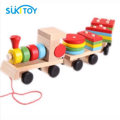 Juguetes A Juego Con Forma De Madera Para Ni Os Modelos De Trenes