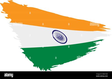 India flag, vector illustration Stock Vector Image & Art - Alamy