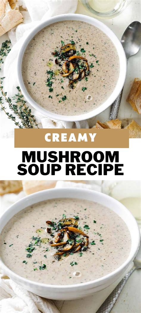 Homemade Cream Of Mushroom Soup Artofit