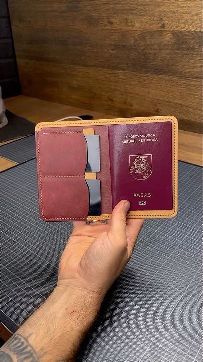 Lets Make Leather Passport Cover🪪 Youtube