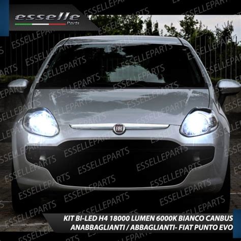 Kit Full Led K H Canbus Fiat Punto Evo Abbaglianti Anabbaglianti