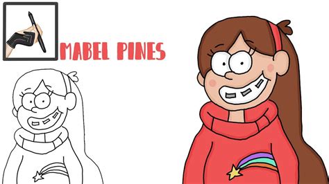 How To Draw Mabel Pines Gravity Falls Step By Step Mabel Mabel