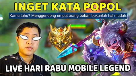 Live Push Rank Mtyhic Inget Kata Popol Kupa Dark System Menyala