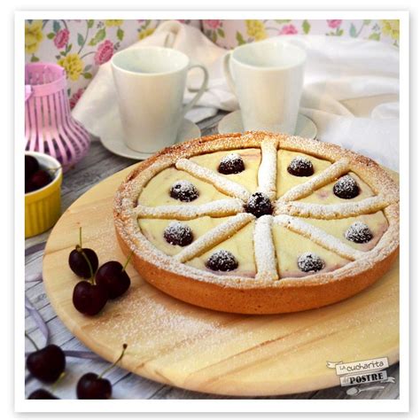 LA CUCHARITA DEL POSTRE CROSTATA DE RICOTTA Y GUINDAS CROSTATA