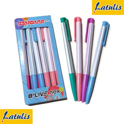 Jual Pulpen Pena Bolpen Standard B Live Nox Shopee Indonesia