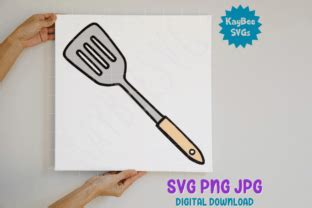 Spatula SVG PNG Cut Files Graphic By Kaybeesvgs Creative Fabrica