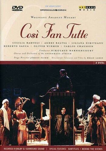 Mozart Cosi Fan Tutte Harnoncourt Bartoli Nikiteanu Oper Z Rich