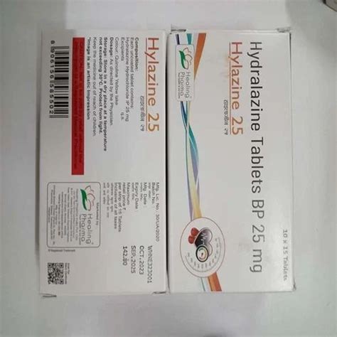 Hydralazine 25 Mg 10 Tablets Azad Medical And General Stores Id