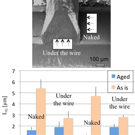 FIB Imaging Of The Naked Metallization In An A As Is And B Aged Power