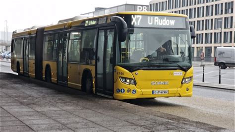 Bus Berlin Mitfahrt Im Kompletten X7 Von Flughafen BER Bis Berlin U