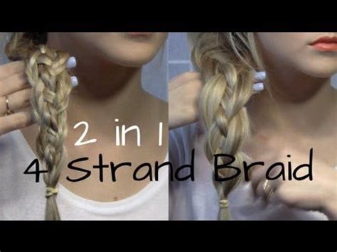 2 In 1 Four Strand Braid Tutorial Giveaway CLOSED Four Strand