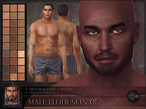 Remussirions Male Elder Skin 01 Medium And Dark Colours In 2023