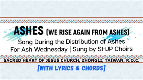 Ashes We Rise Again From Ashes With Lyrics Chords Song For Ash