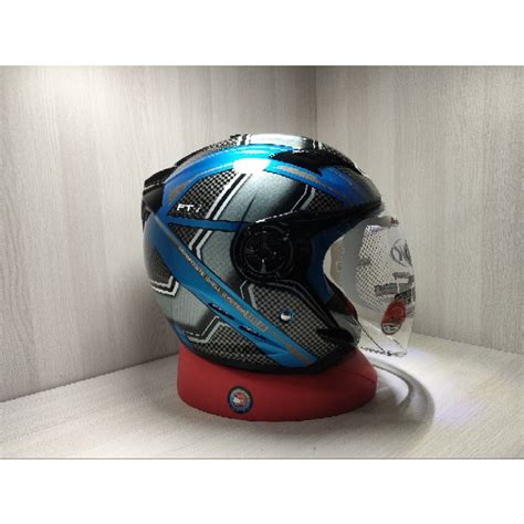 Jual Nhk Gladiator Fti Open Face Doble Visor Variasi Warna Shopee