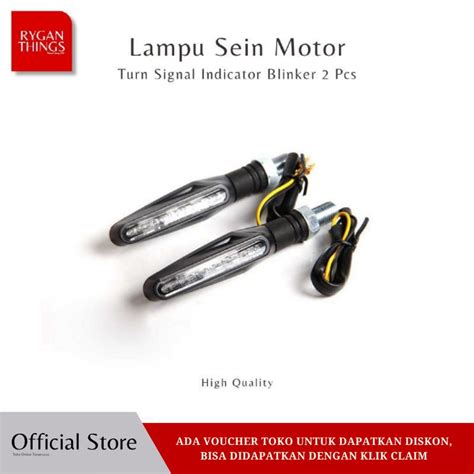 Jual Lampu Sein Led Motor Turn Signal Indicator Blinker Pcs Shopee