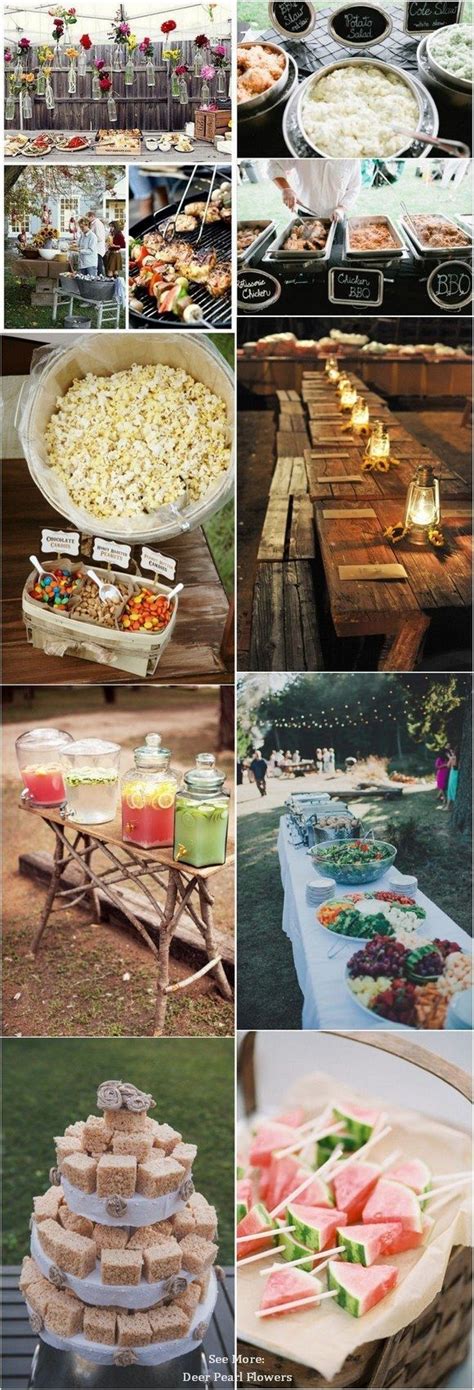 Top 25 Rustic Barbecue Bbq Wedding Ideas Deerpearlflowers