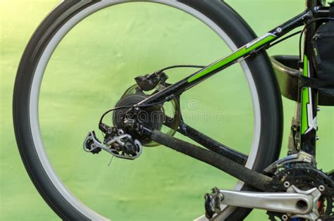 Bicycle Repair, Mechanic in the Workshop. Modern Mountain Bike Stock Image - Image of store ...