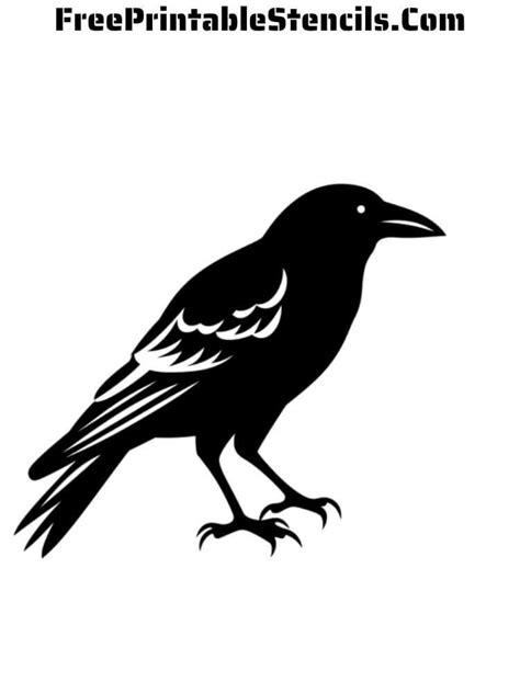 Free Printable Crow Stencils Free Printable Stencils