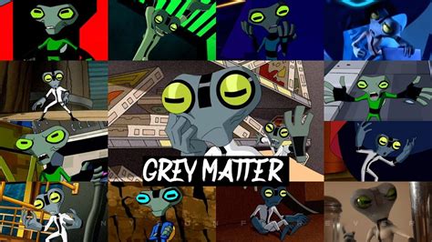 All Grey Matter Transformations In All Ben 10 Series YouTube