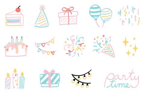 Hand Drawn Fun Party Graphic By Niradjstudio Creative Fabrica