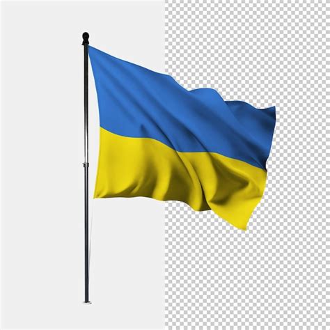 Premium Psd Ukraine Flag