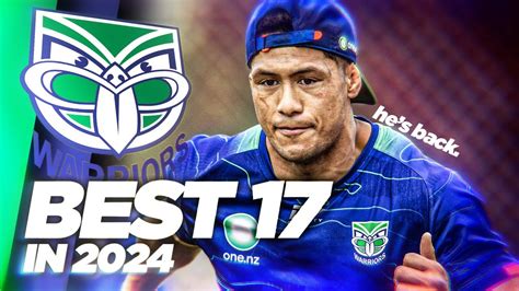 New Zealand Warriors BEST 17 For 2024 YouTube